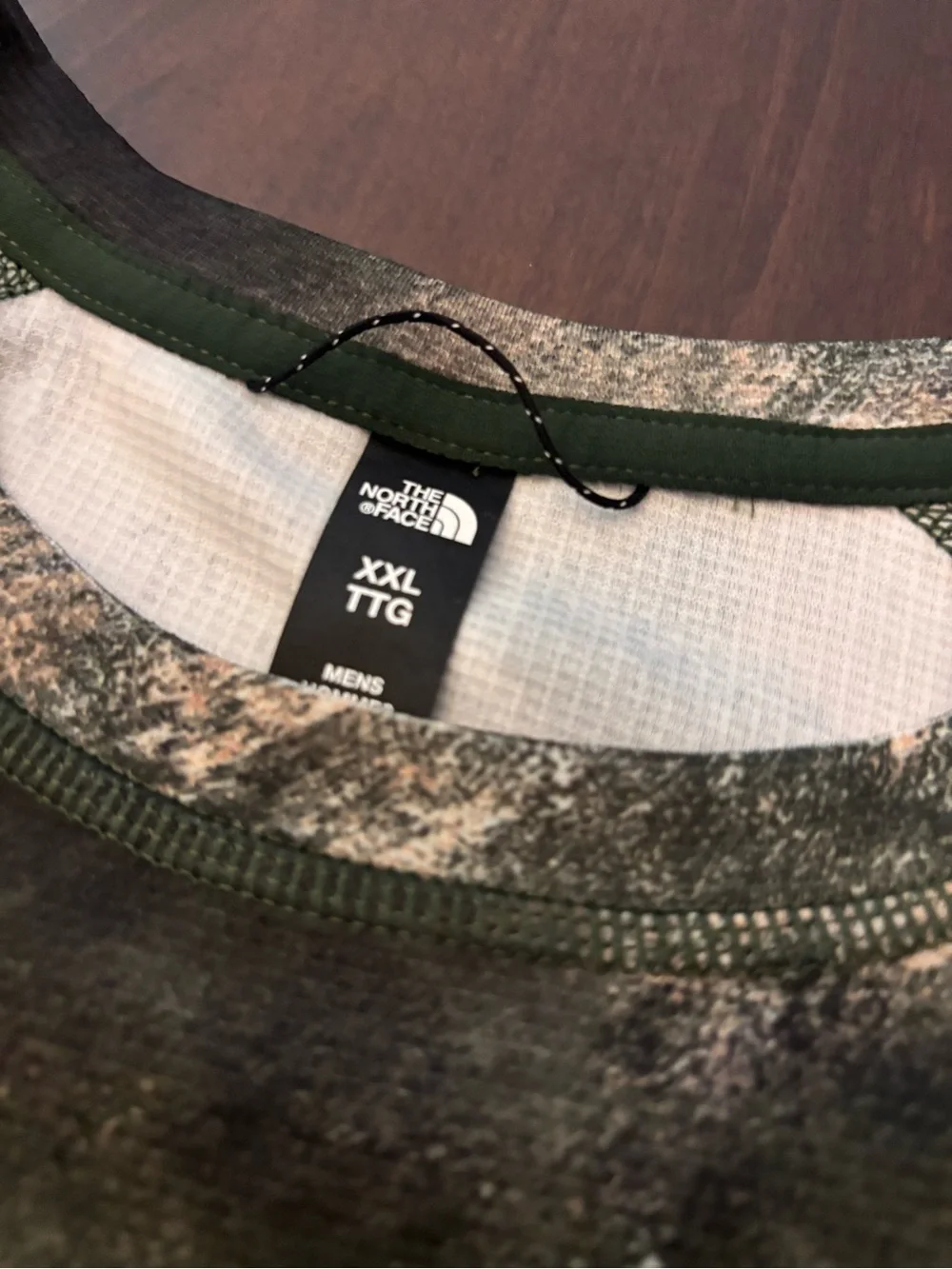 The North Face Men's Camouflage Crewneck Long Sleeve Performance Shirt